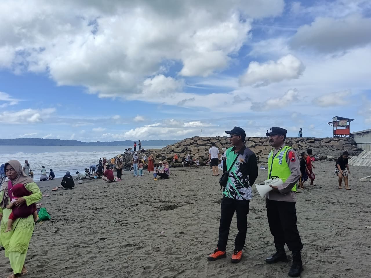 Polresta Cilacap Maksimalkan Pengamanan Hari Terakhir Libur, Fokus Wisata dan Arus Balik